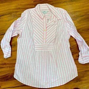 Pink striped shirt